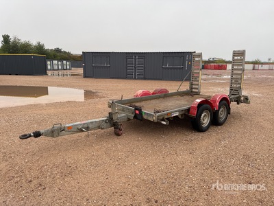 Hubiere H212L14CF Remorque 2 Essieux T/A Plant Trailer Remolque Portamaquinaria