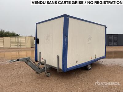 CNSE Abri Sur Roues 1 Essieu S/A Roadwork Cabin