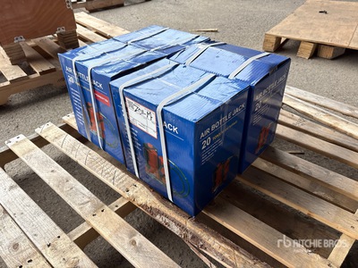 Quantity of (4) Boxes of 2026 Powertek 20T lifter 20 ton Air Bottle Wagenheber (Unused)