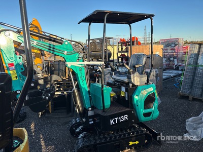 2026 CFG KT13R Mini Excavator (Unused)