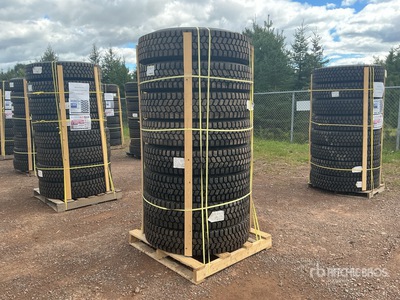 Quantity of (8) 11R22.5 Snow Traction Retread Tires (Unused)
