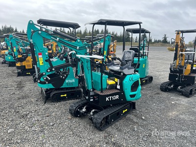 2026 CFG KT13R Mini Excavator (Unused)