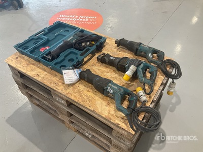 Quantity of (4) Makita Reciprocating Saw Divers - Outils à main