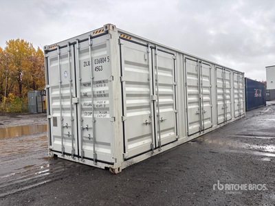 2026 40 ft High Cube Multi-Door Storage Container