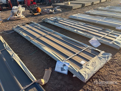 Quantity of (50) 2026 SKLP SK-XH50 3 ft x 10 ft Galvalume Steel Sheets (Unused)