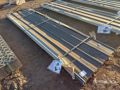 Quantity of (50) 2026 SKLP SK-XH50 3 ft x 10 ft Galvalume Steel Sheets (Unused)