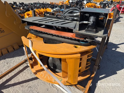 2026 GIYI GY-GS320 19.5 in Excavator Rotating Grapple Saw - Fits Cat (Unused)