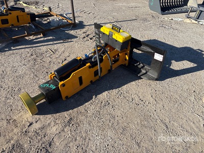 2026 GIYI GY-D680 44 in Skid Steer Post Driver - Fits P680 (Unused)