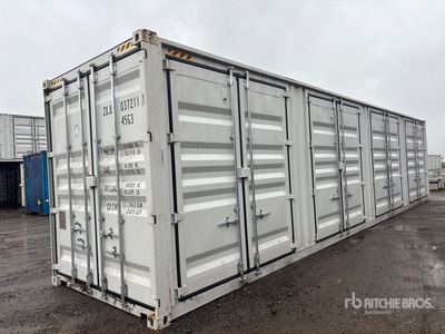 2026 40 ft High Cube Multi-Door Storage Container