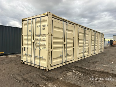 2026 40 ft High Cube Multi-Door Storage Container