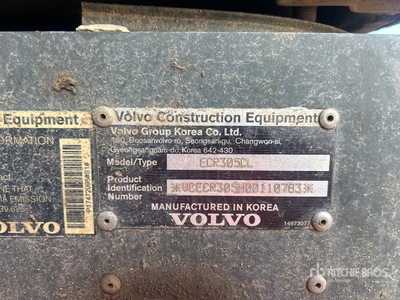 2017 Volvo ECR305 Tracked Excavator