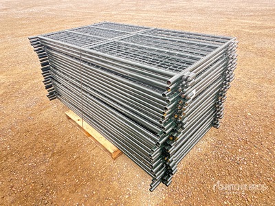 Quantity of (25) 2026 BYT MSPP07 7 ft Mesh Sheep Panel para ganado (Unused)