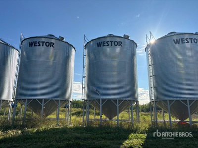 Westor 1805 +/- 4900 bu 5 Ring Hopper Graan bak