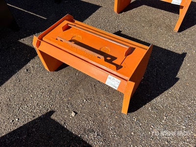 2025 Kit Containers QT-SP-6-23-PB 35 in Mini Skid Steer Snow Pusher (Unused)
