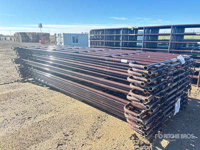 Quantity of (21) 2026 BYT MRSDRP16 16 ft 7 Rail Ranch Panneau pour bétail (Unused)
