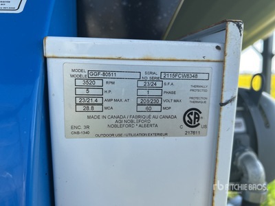 2015 Grain Guard GGF-80511 5 hp Aeration Fan