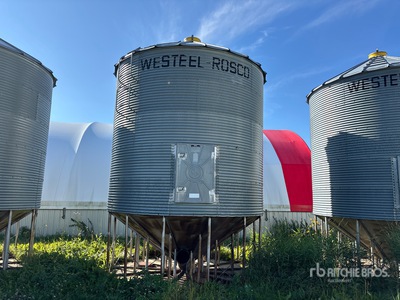 Westeel-Rosco 145 +/- 2000 bu 5 Ring Hopper Grain Bin