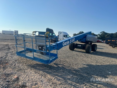 2017 Genie S-80X 4WD Diesel Telescopic Boom Lift