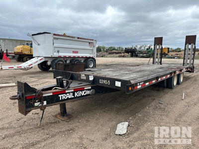 2004 Trail King TK40LP 27 ft T/A Equipment Trailer