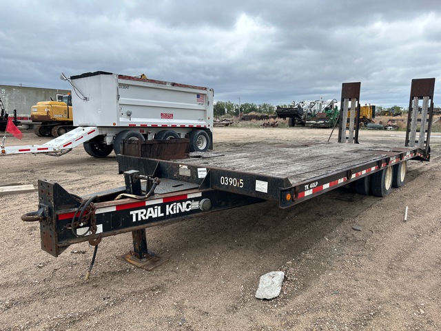 2004 Trail King TK40LP 27 ft T/A Equipment Trailer