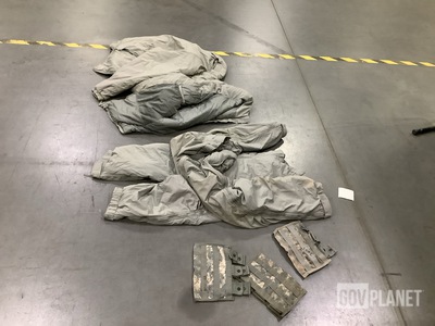 (57) M4 Three Mag Pouches, (5) Cold Weather Parkas & Assorted Items