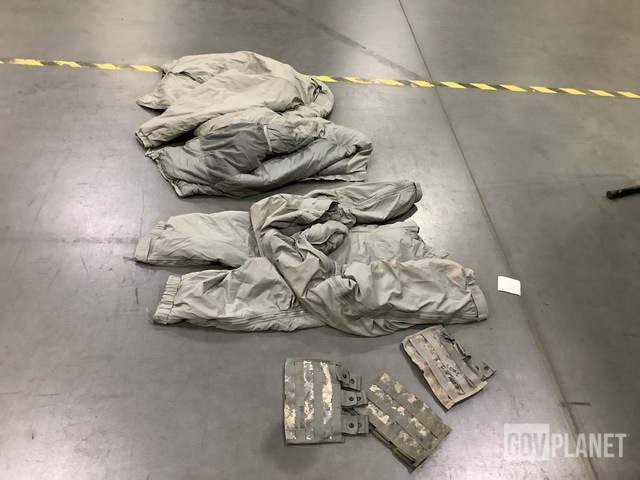 (57) M4 Three Mag Pouches, (5) Cold Weather Parkas & Assorted Items
