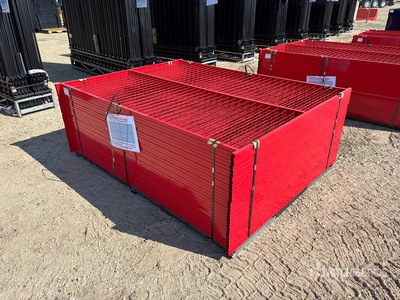 Quantity of (30) Canex 8 ft x 6 ft Powder Coated Temporary Site Fence (Unused)