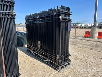 Quantity of (20) Canex 10 ft x 7 ft Powder Coated Site Fence (Unused)