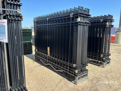 Quantity of (20) Canex 10 ft x 7 ft Powder Coated Site Fence (Unused)