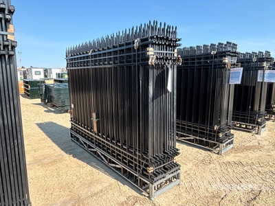 Quantity of (20) Canex 10 ft x 7 ft Powder Coated Site Fence (Unused)