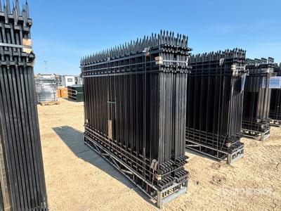 Quantity of (20) Canex 10 ft x 7 ft Powder Coated Site Fence (Unused)