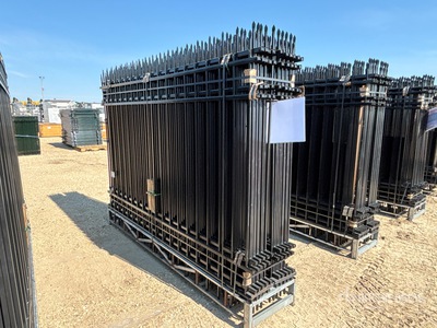 Quantity of (20) Canex 10 ft x 7 ft Powder Coated Site Fence (Unused)