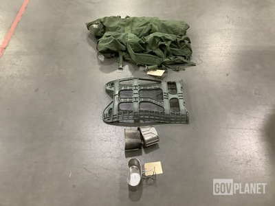 (54) Canteen Cups, (22) Duffel Bags, (22) Frames & Assorted Items