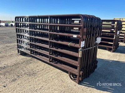 Quantity of (21) 2026 BYT MRSDRP12 12 ft 7 Rail Ranch Panneau pour bétail (Unused)
