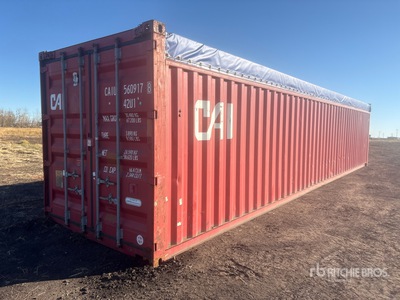 2016 40 ft Open Top Quantity of (2) 40 ft Contenedor de almacenamiento