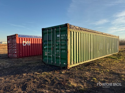 Quantity Of (2) 40 ft Open Top Storage Container