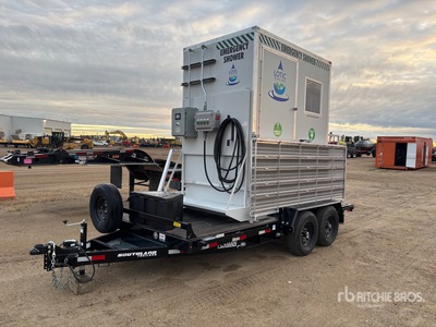 Lotic Technologies Inc SC-600 16 ft x 83 in 1 Person Skid-Mounted T/A Self Contained Emergency Shower (Unused)