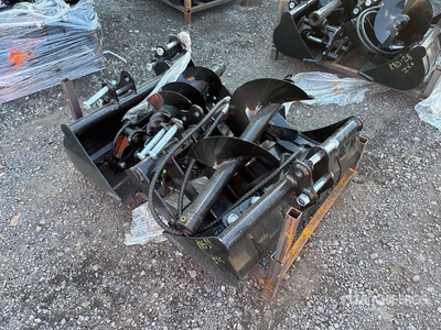 Quantity of (10) 2026 STARVOX 12EX-ASA Mini Excavator Attachments (Unused)