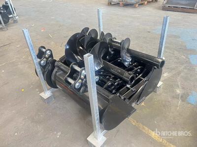 Quantity of (10) 2026 STARVOX 12EX-ASA Mini Excavator Attachments (Unused)
