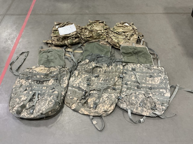(27) Large Field Rucksacks & (9) Assault Packs (27) Large Field Rucksacks & (9) Assault Packs