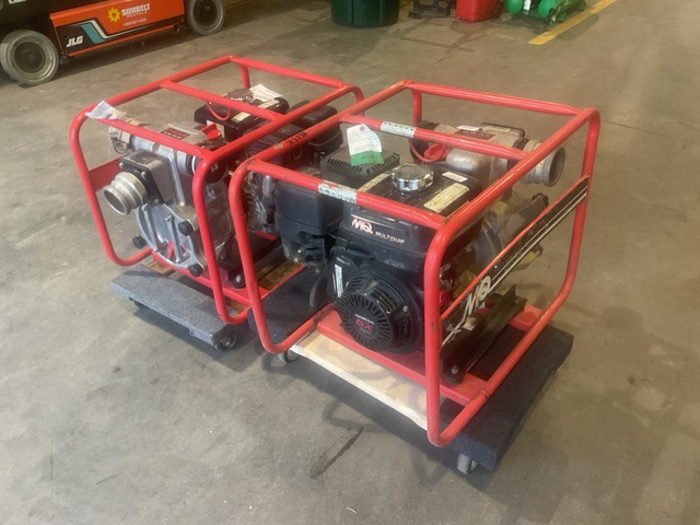 Quantity of (2) Multiquip QP-3TH Skid-Mounted Water Pumps
