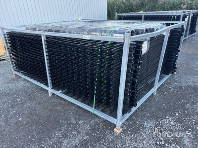 Quantity of (30) 2026 STARVOX SV0810-30 10 ft x 7 ft Powder Coated Fencing (Unused)