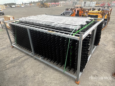 Quantity of (30) 2026 STARVOX SV0810-30 10 ft x 7 ft Powder Coated Clôture (Unused)