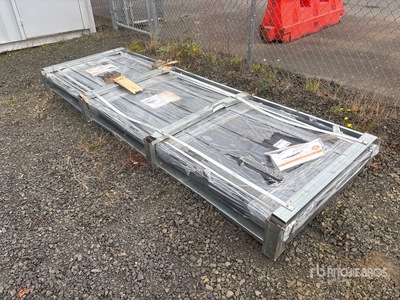 Quantity of (100) 2026 STARVOX S3048F Galvalume Corrugated Steel Panels (Black) (Unused)