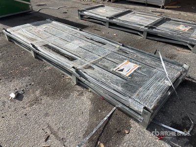 Quantity of (100) 2026 STARVOX S3048F Galvalume Corrugated Steel Panels (Black) (Unused)