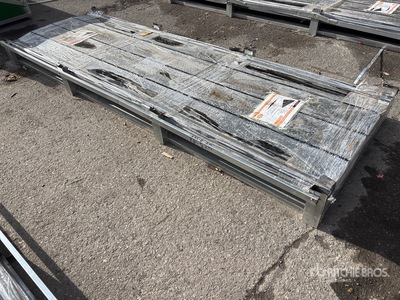 Quantity of (100) 2026 STARVOX S3048F Galvalume Corrugated Steel Panels (Black) (Unused)