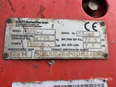 2016 Kubota U48-4 Minikoparka