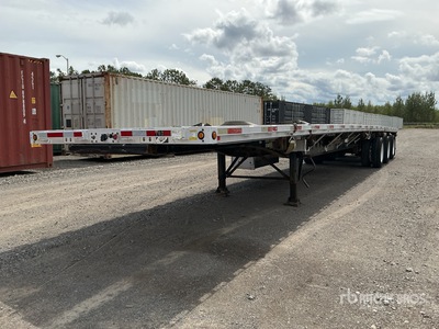 2014 Lode King 10000 kg 53 ft Tri/A مقطورة مسطحة