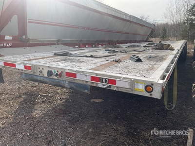2014 Lode King 53 ft Tri/A Flatbed Trailer