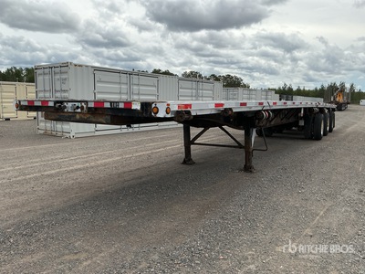 2009 Lode King 10000 kg 53 ft Tri/A مقطورة مسطحة